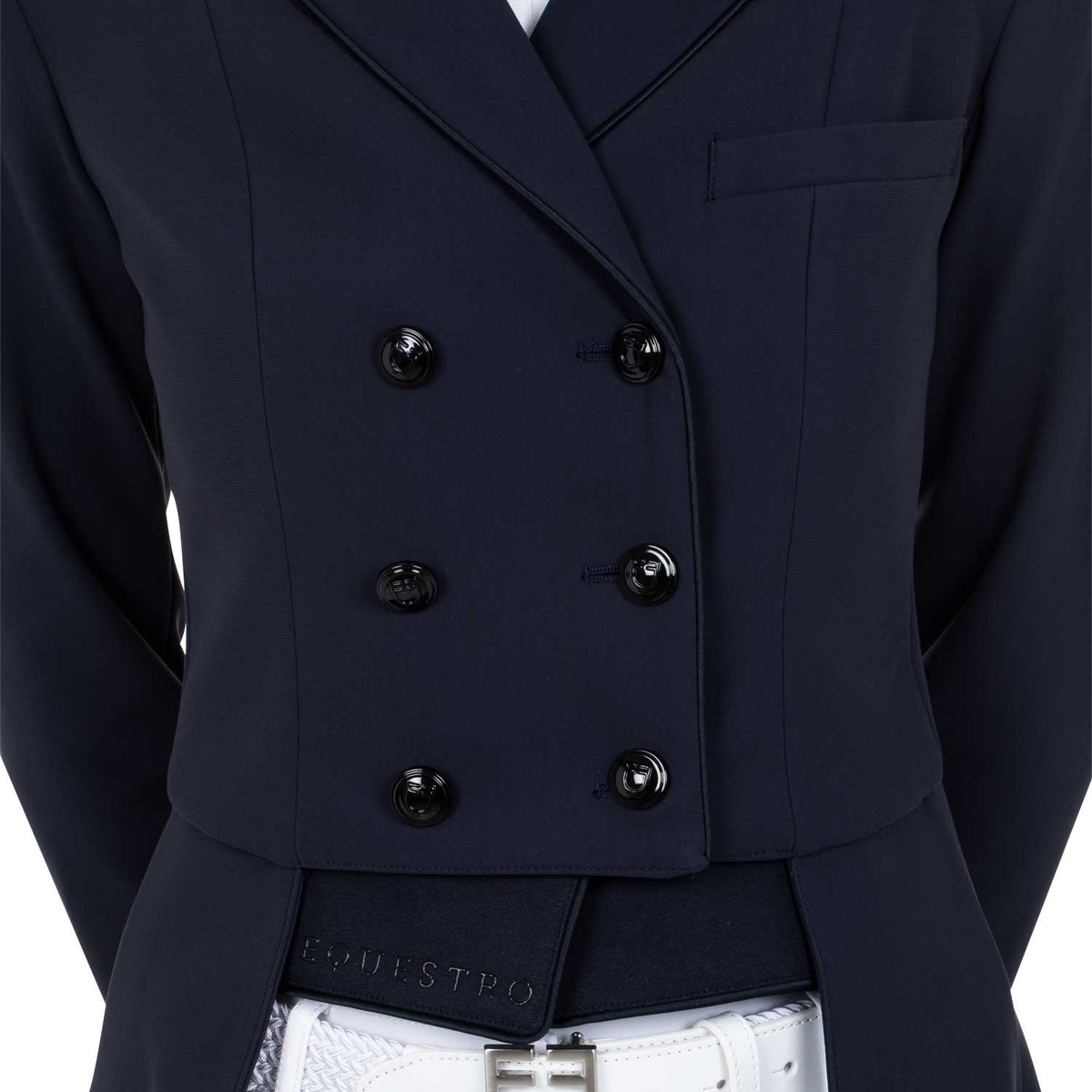 Equestro Ladies Competition Dressage Tailcoat In Technical Fabric