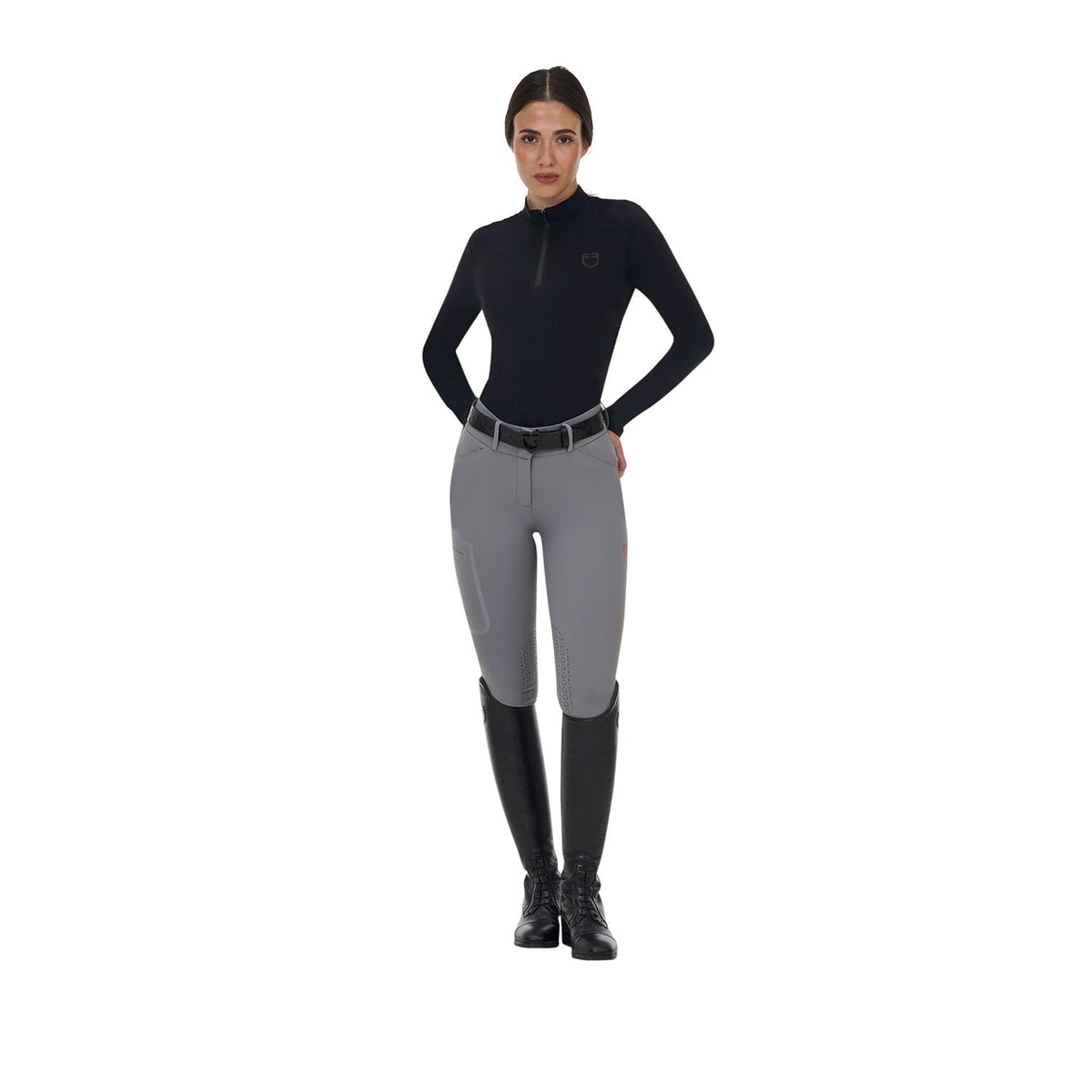 Equestro Ladies Rider Technology High-Waisted Knee Grip Breeches