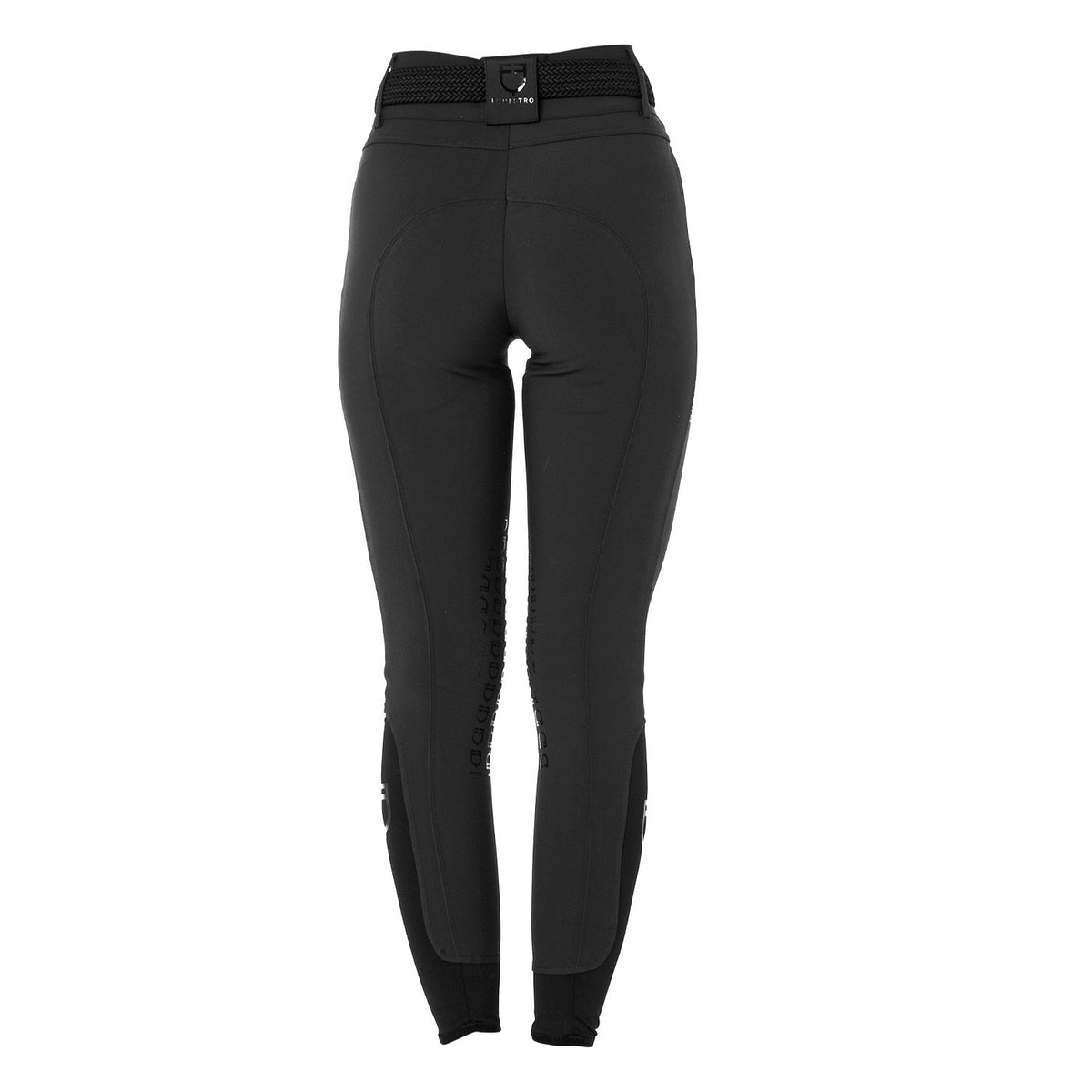 Equestro Ladies High-Waisted Knee Grip Breeches With Fleece Lining