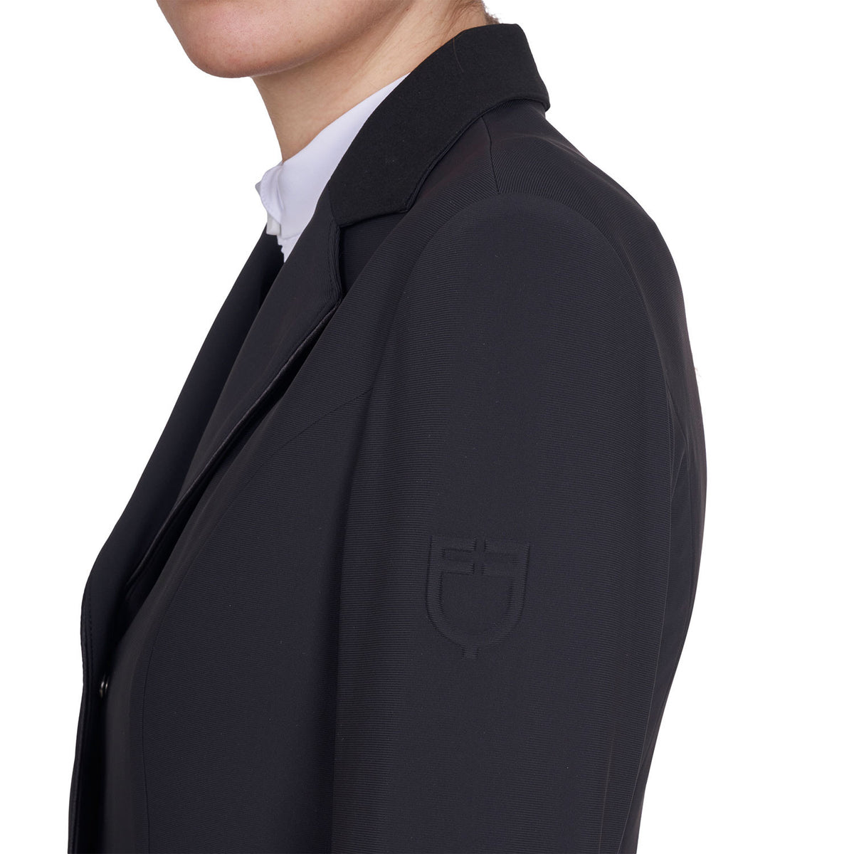 Equestro Ladies Competition Jacket With Zip And Buttons