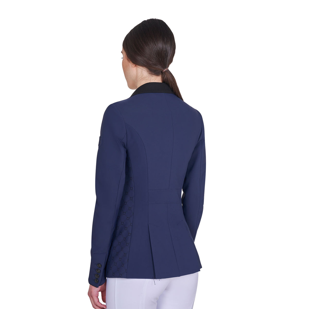 Equestro Ladies Monogram Competition Jacket With Three Buttons