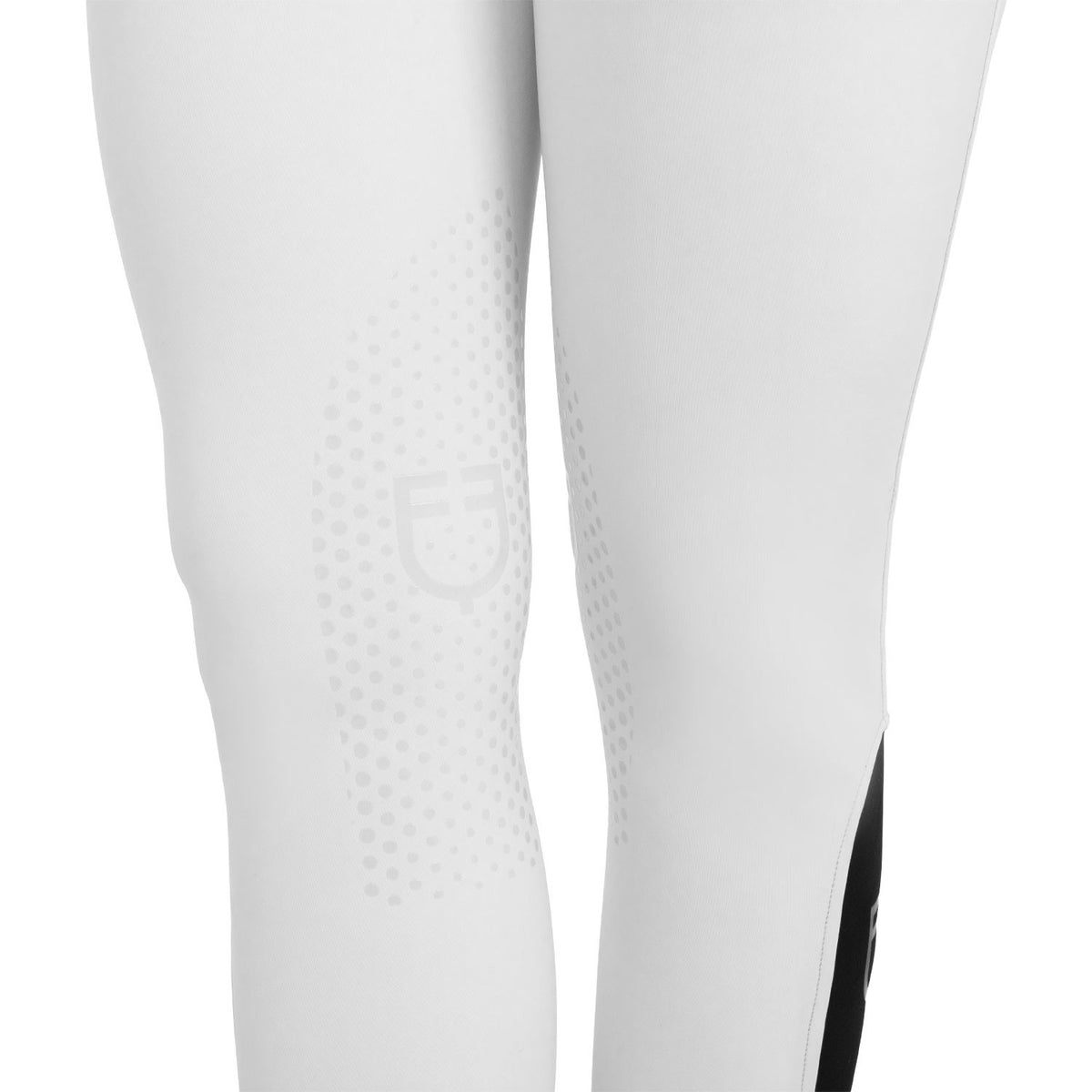 Equestro Ladies High-Waisted Breeches With Rhinestone Logo