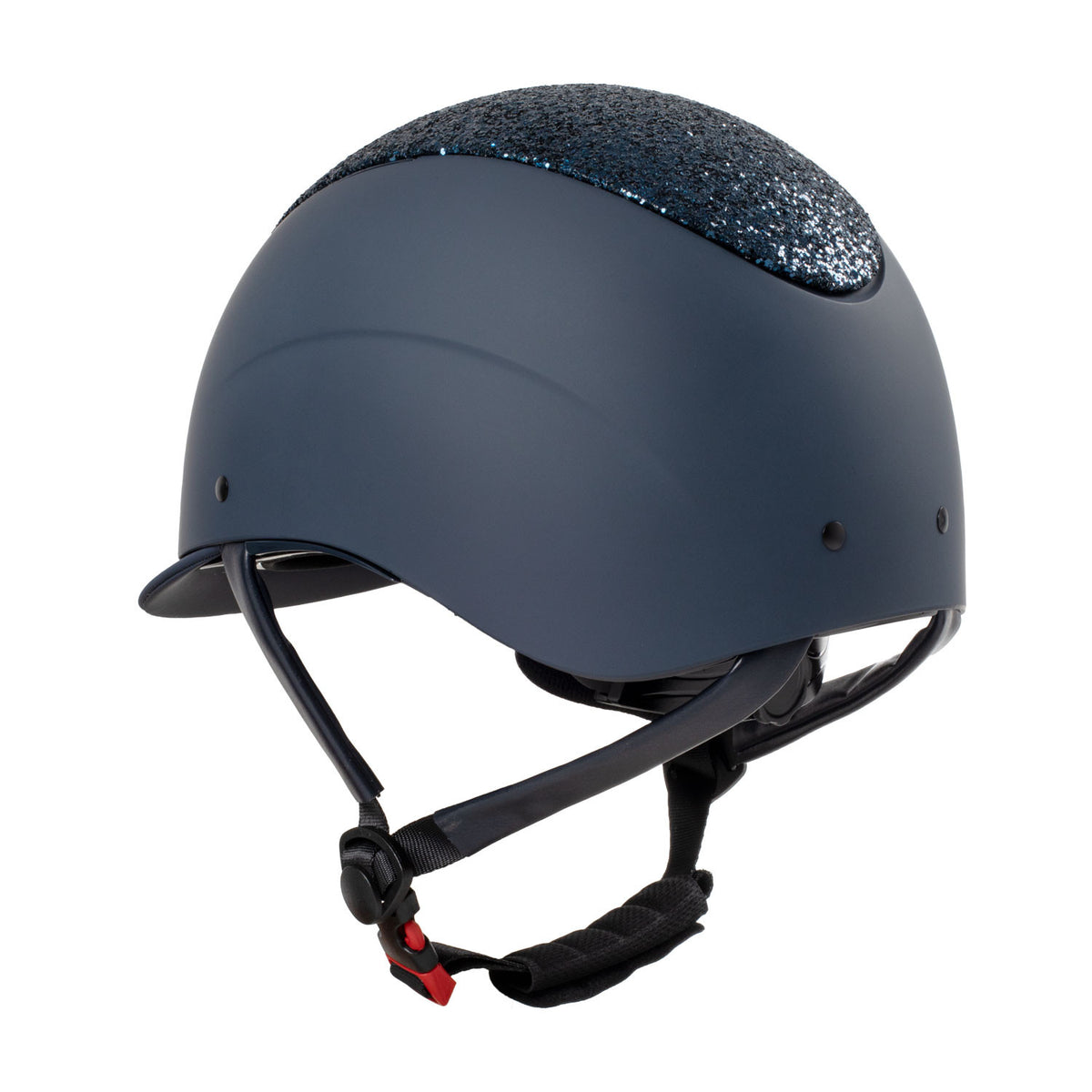 Equestro Narrow Visor Helmet With Rhinestones EN 1384-2023 Homologation