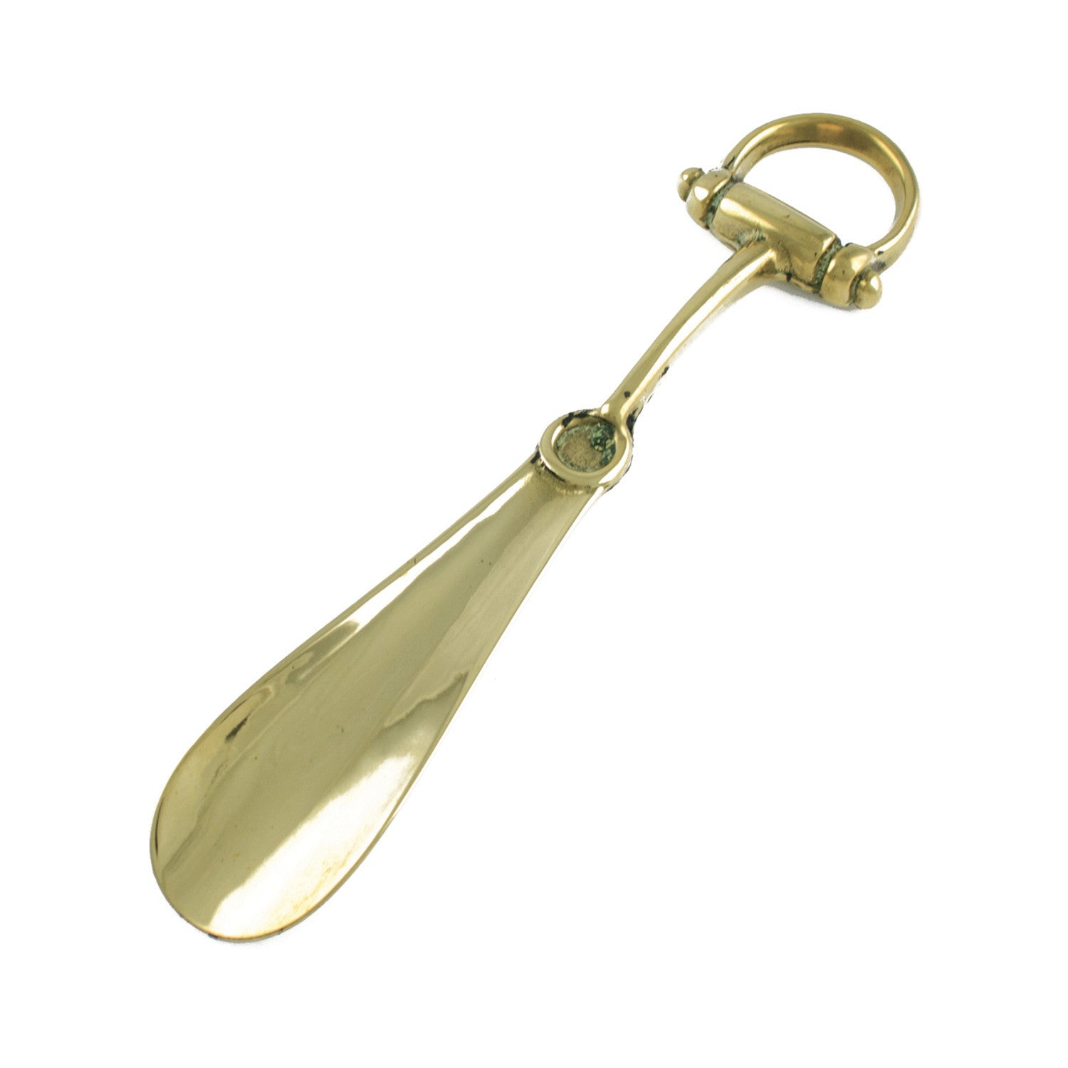 BRASS SHOEHORN.