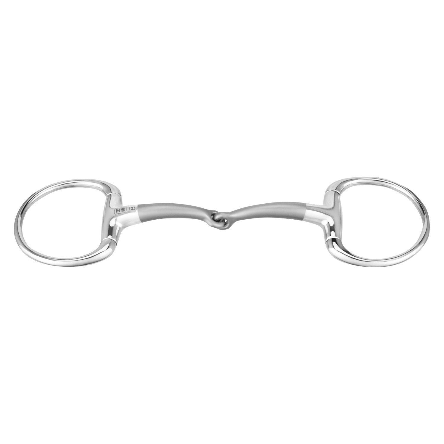 SATINOX EGGBUTT BIT 14 MM SINGLE JOINTED STAINLESS STEEL.