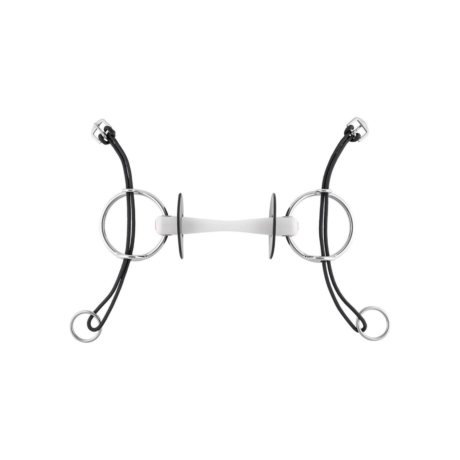 NATHE GAG BIT 20MM W. FLEX. MULLEN MOUTH.