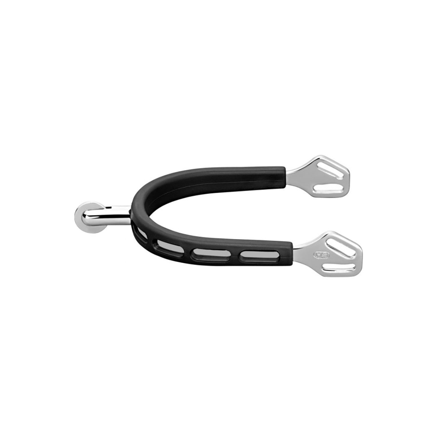 ULTRA fit EXTRA GRIP spurs with Balkenhol fastening - Stainless steel, 30 mm rounded.