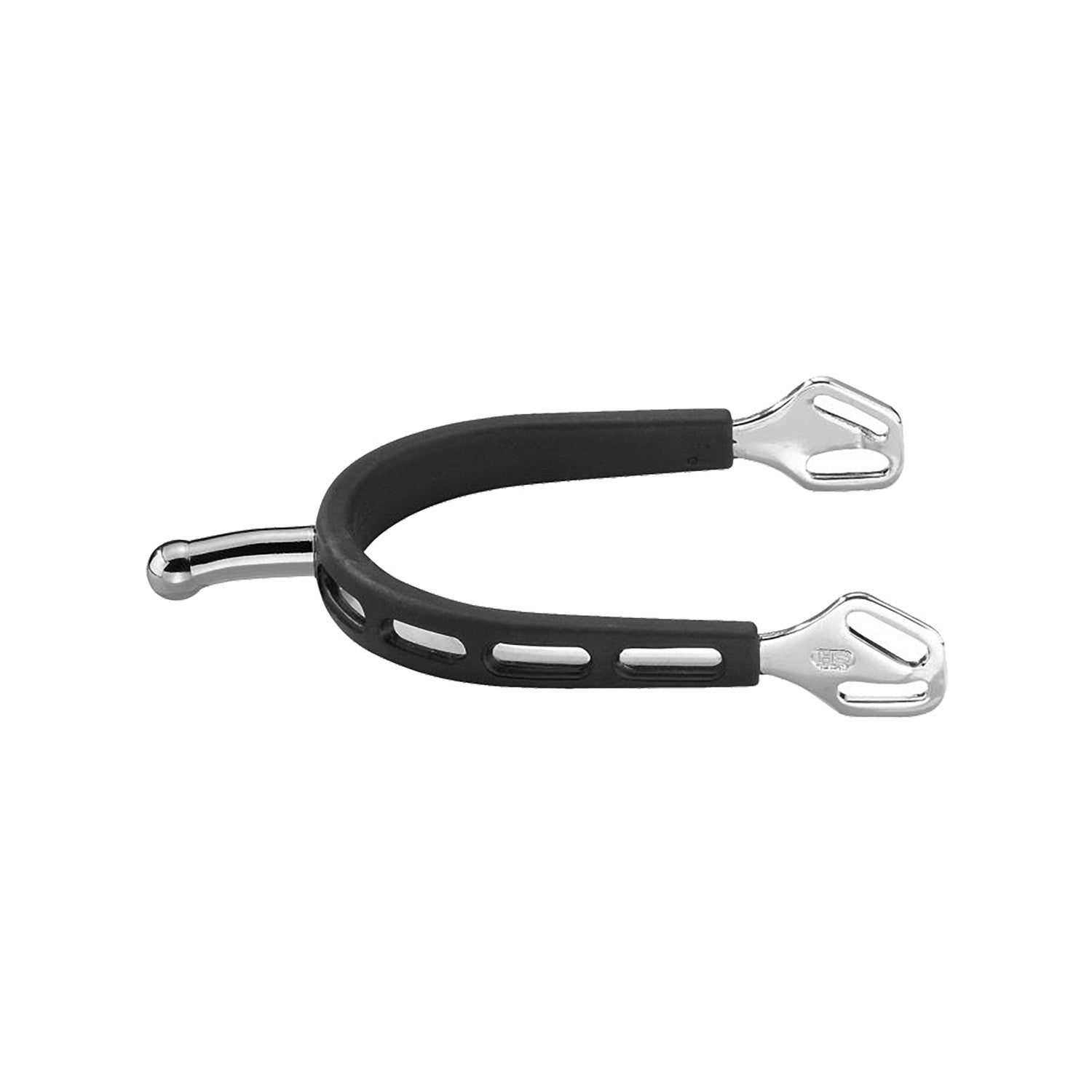ULTRA fit EXTRA GRIP spurs with Balkenhol fastening - Stainless steel, 30 mm ball-shaped.