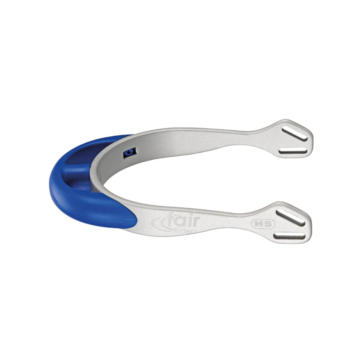 SPURS FAIRRIDER ALUMINIUN ROUNDED NECK BLUE 20MM.