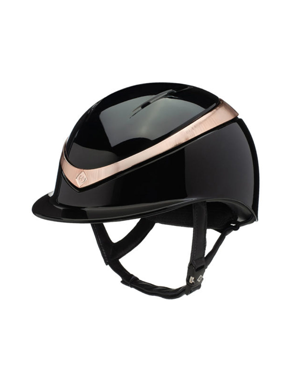 Charles Owen Halo Gloss Next-generation Performance Fixed Peak Riding Helmet (Shell only - liner sold separately).