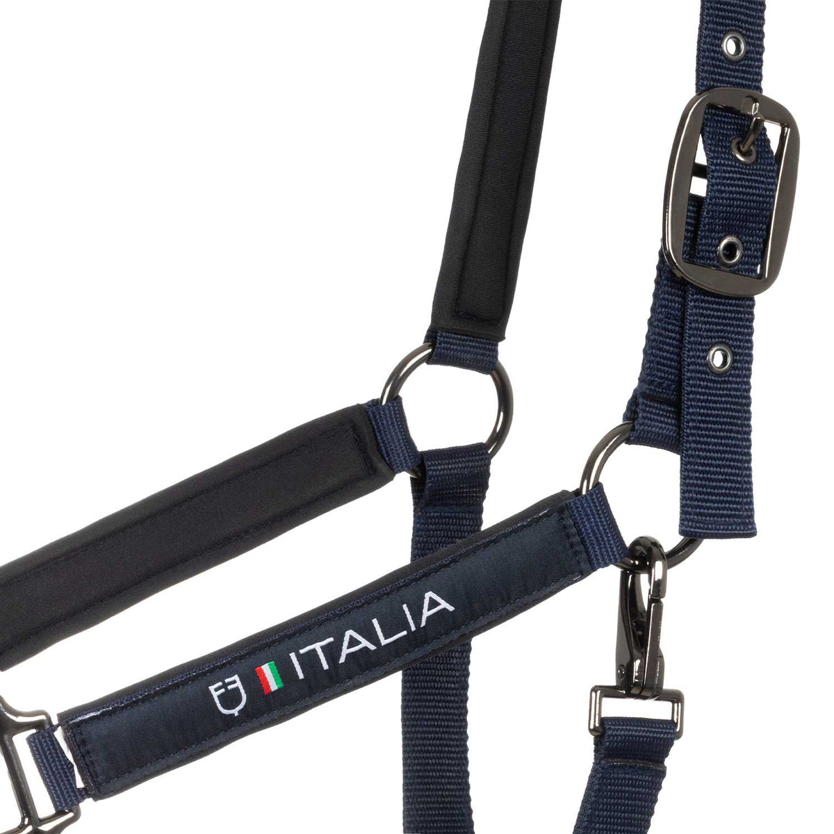 Equestro X FISE Padded Halter double Adjustment
