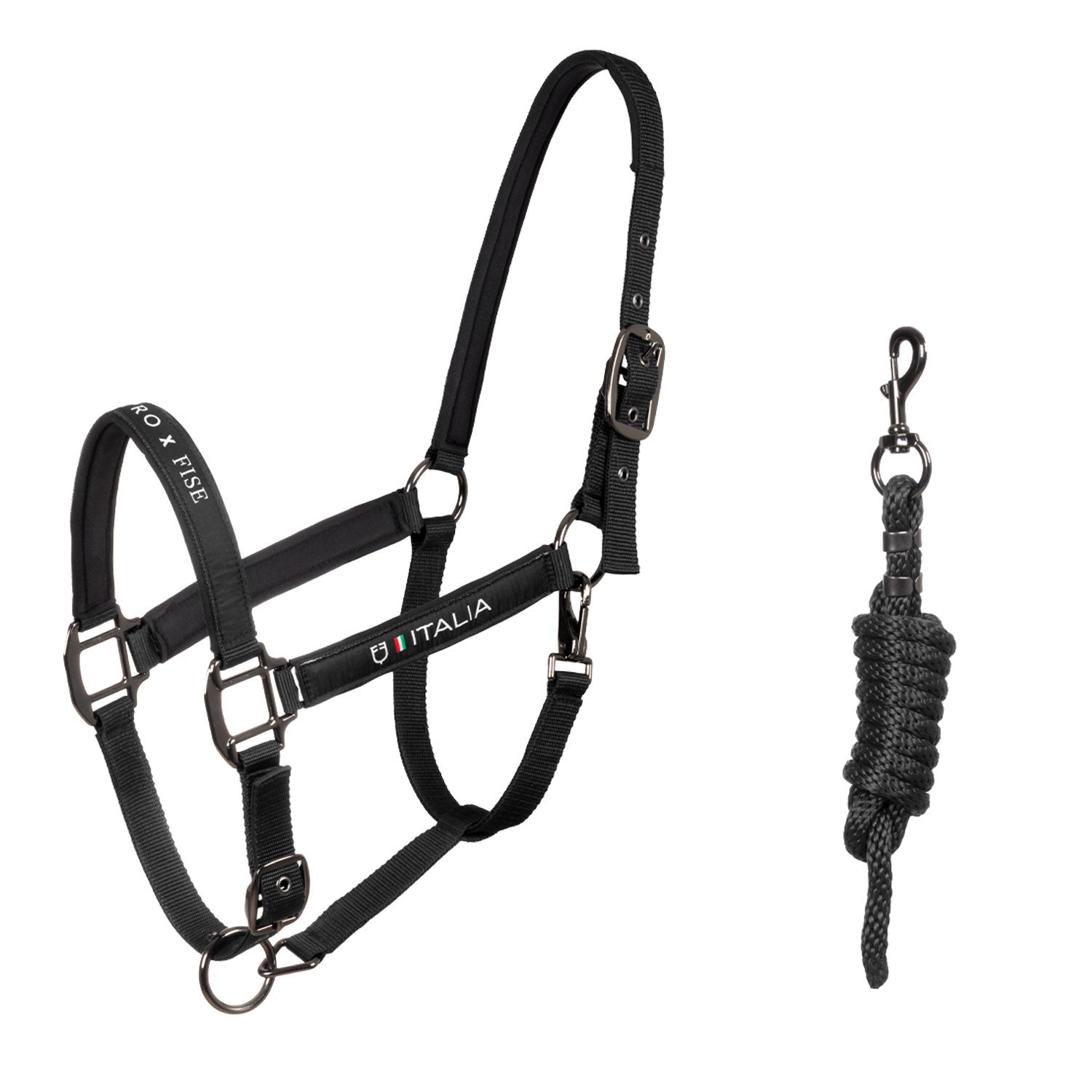 Padded halter double adjustment Equestro X FISE.