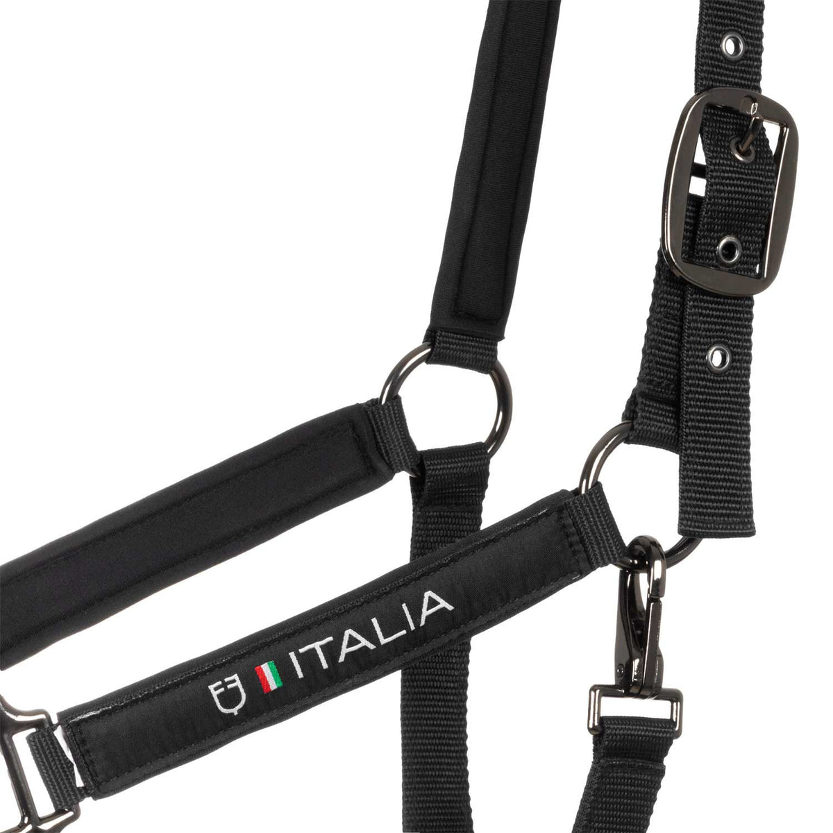 Equestro X FISE Padded Halter double Adjustment