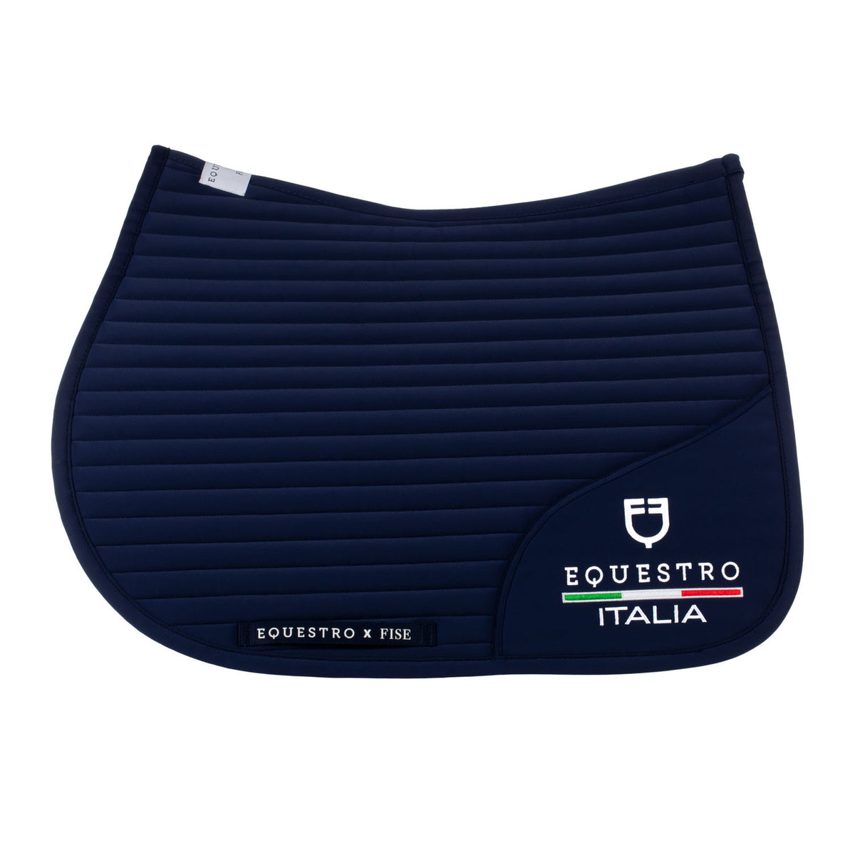 Equestro X FISE Jumping Saddle Pad With Embroidered Logo