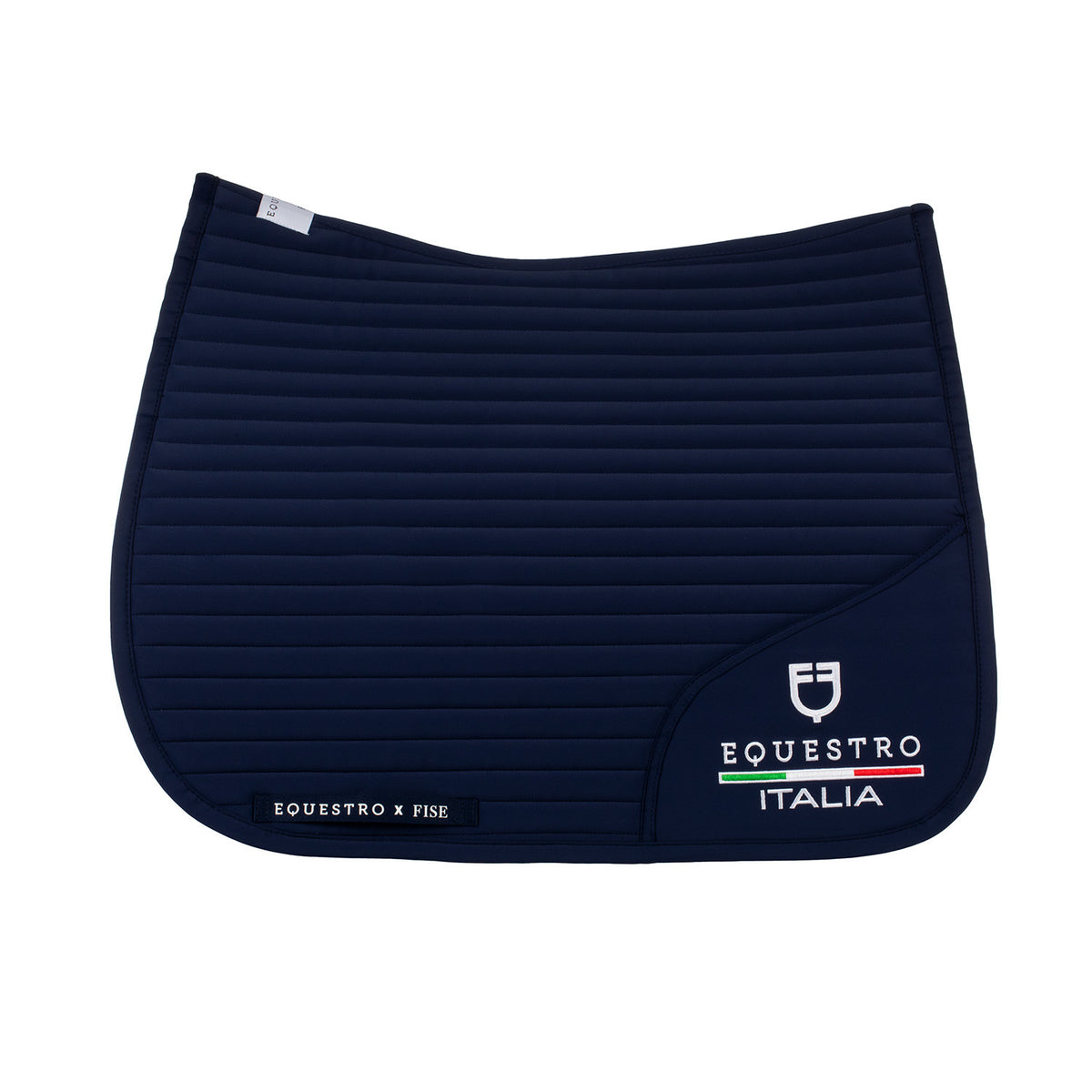 Equestro X FISE Dressage Saddle Pad with Embroidered Logo