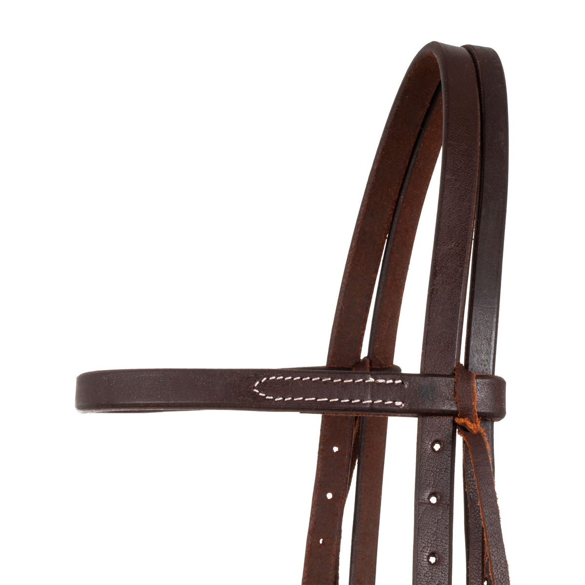 WESTERN TIE ENDS BROWBAND BRIDLE