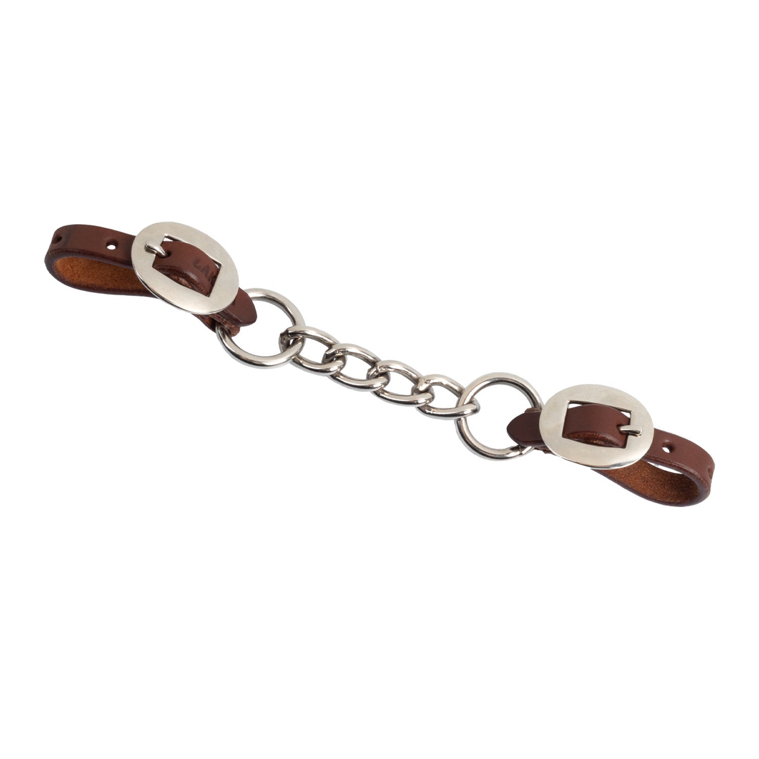 Curb strap nickel fitting.