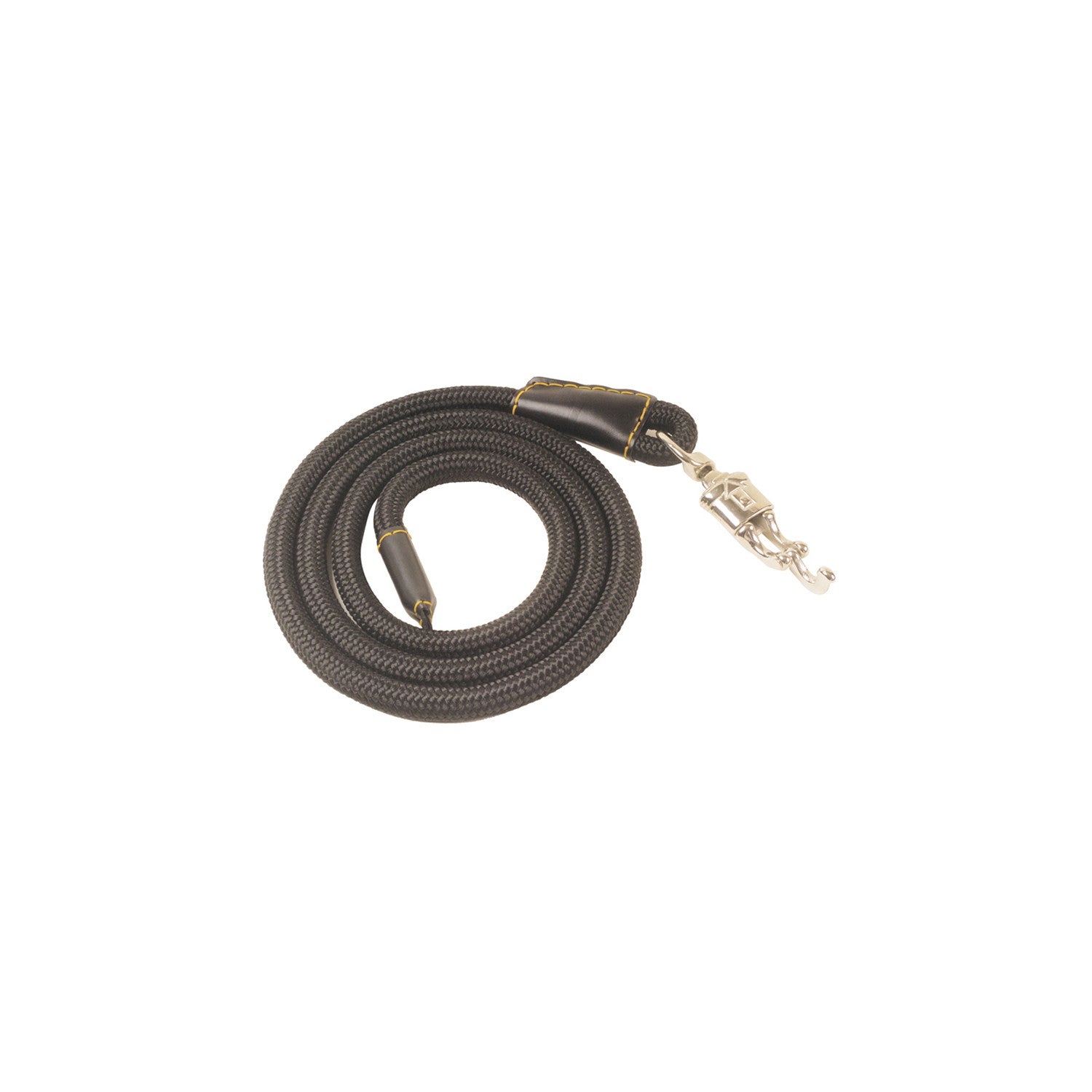 HANDCRAFT LEAD WITH BRASS PANIC SNAP.
