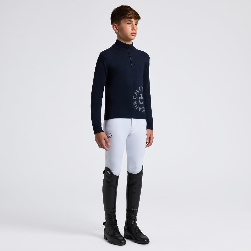Cavalleria Toscana CT Young Rider Orbit Turtleneck Sweater.