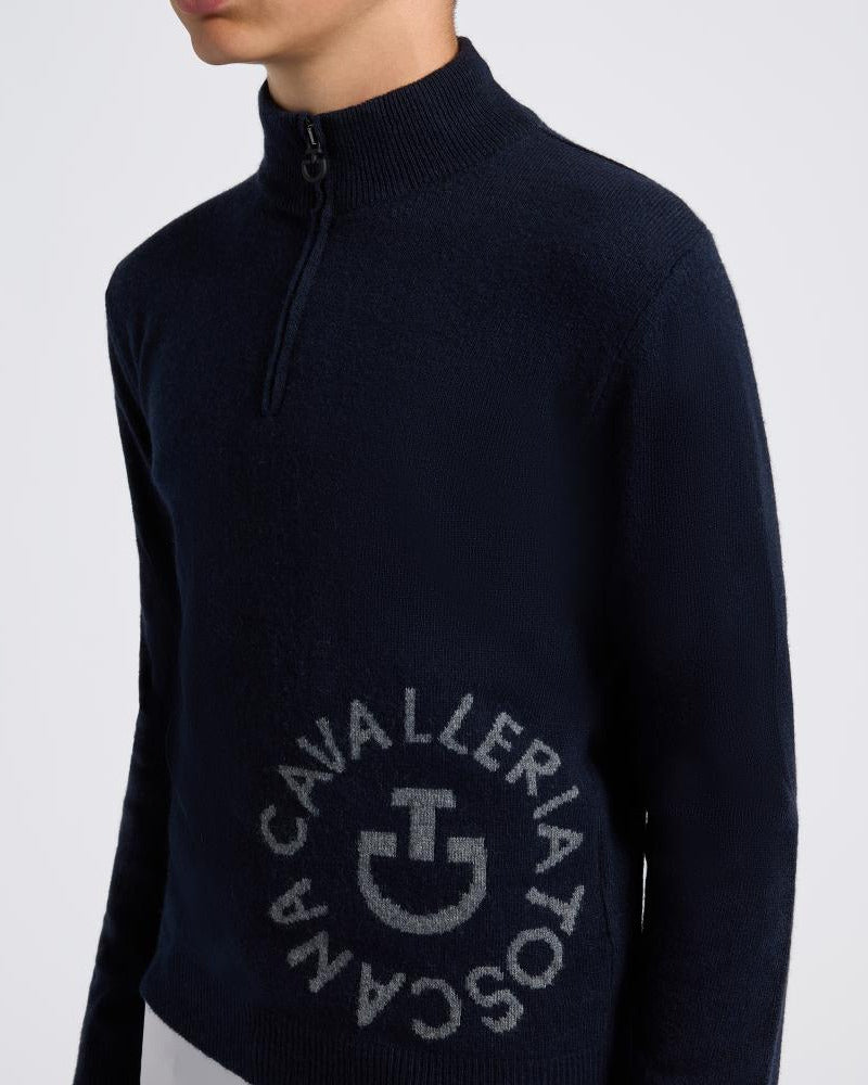 Cavalleria Toscana CT Young Rider Orbit Turtleneck Sweater.