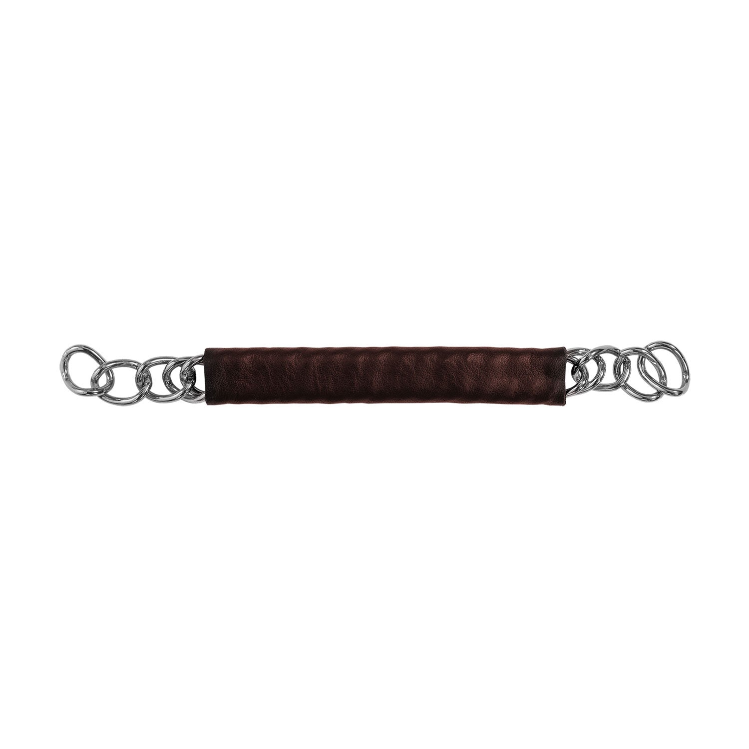 Coated curb chain.
