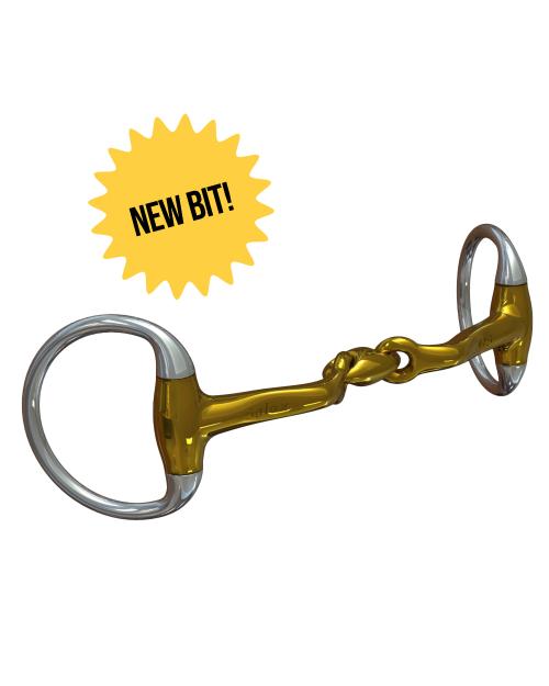 Neue Schule Verbindend Eggbutt Horse Bit (12mm) 9010-BE.