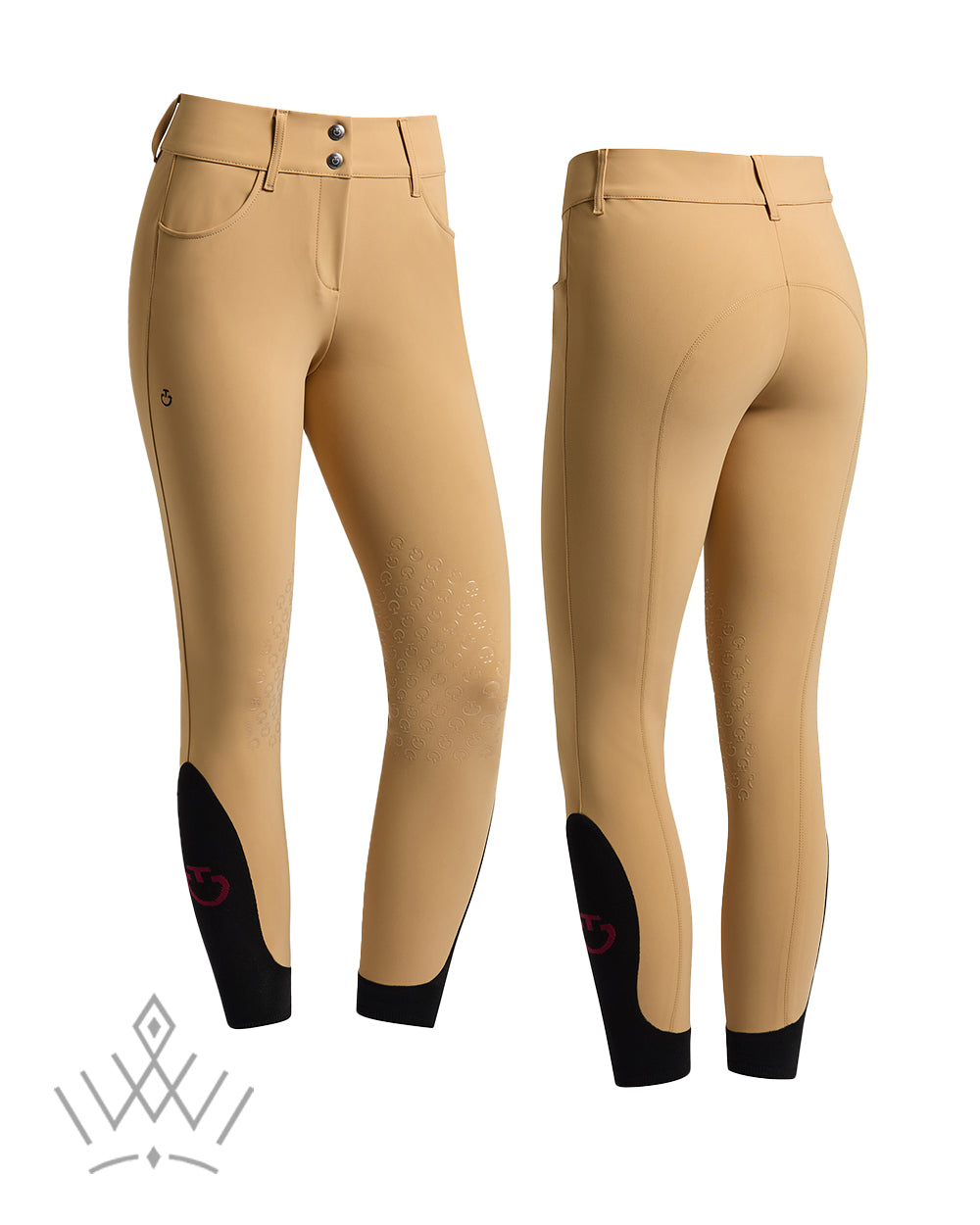 Cavalleria Toscana CT American Knee Grip Ladies Breeches - Competition Colours.