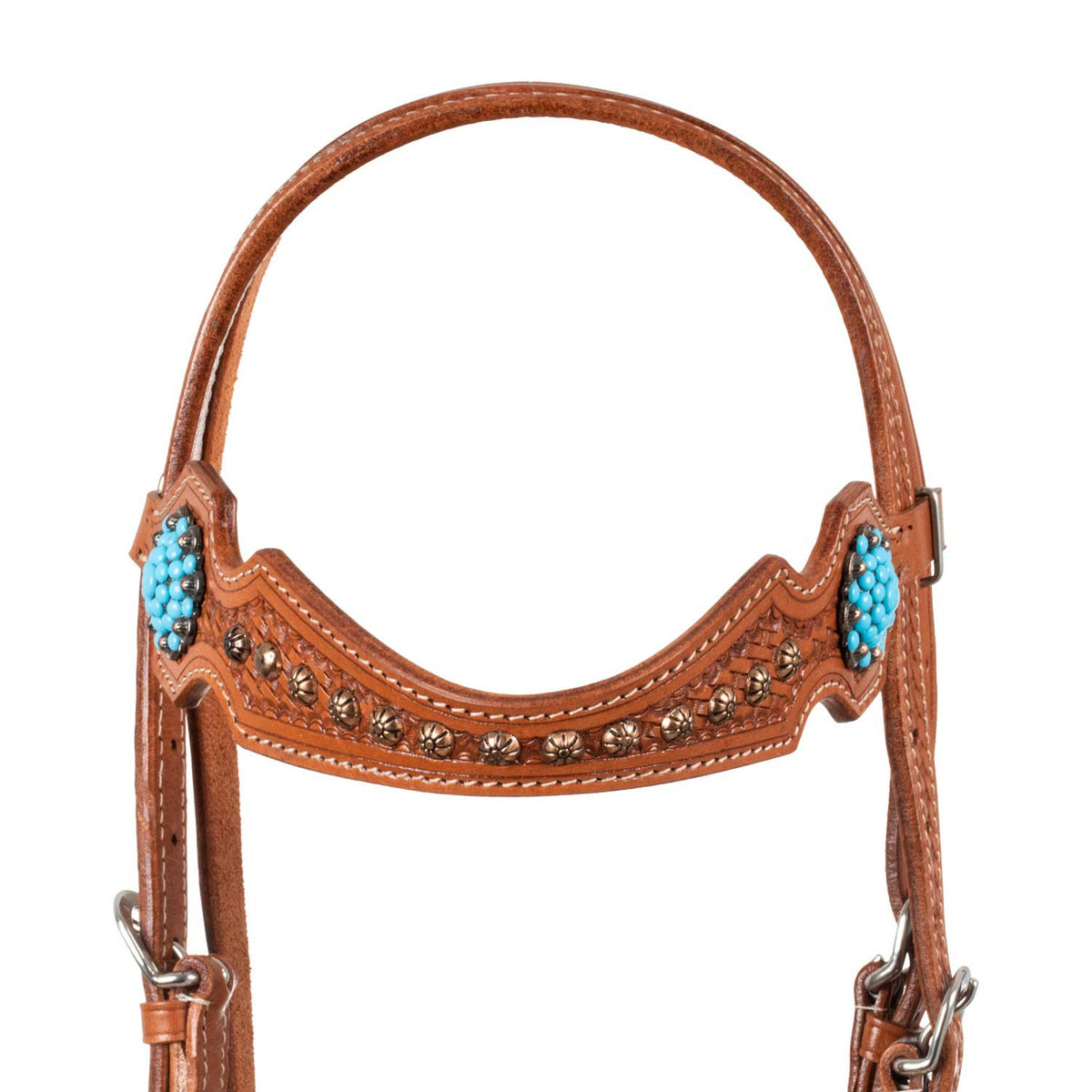 WESTERN BRIDLE WITH BLUE STONES