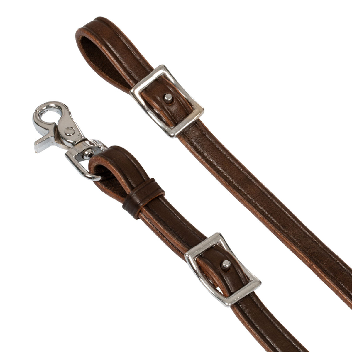 Braided leather decorations reins