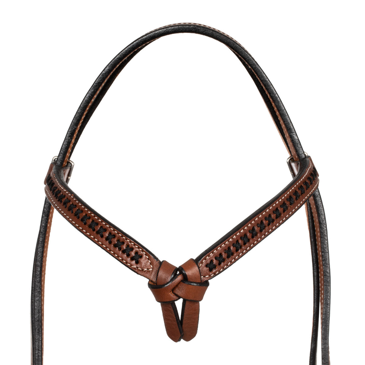 FUTURITY WESTERN BRIDLE WITH BRAIDED BROWBAND