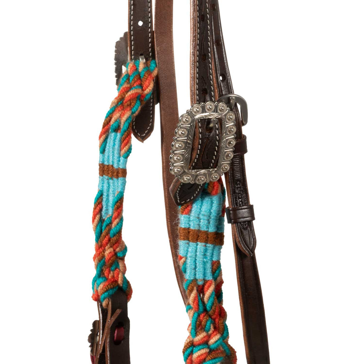 ROPE WAVES WESTERN BRIDLE