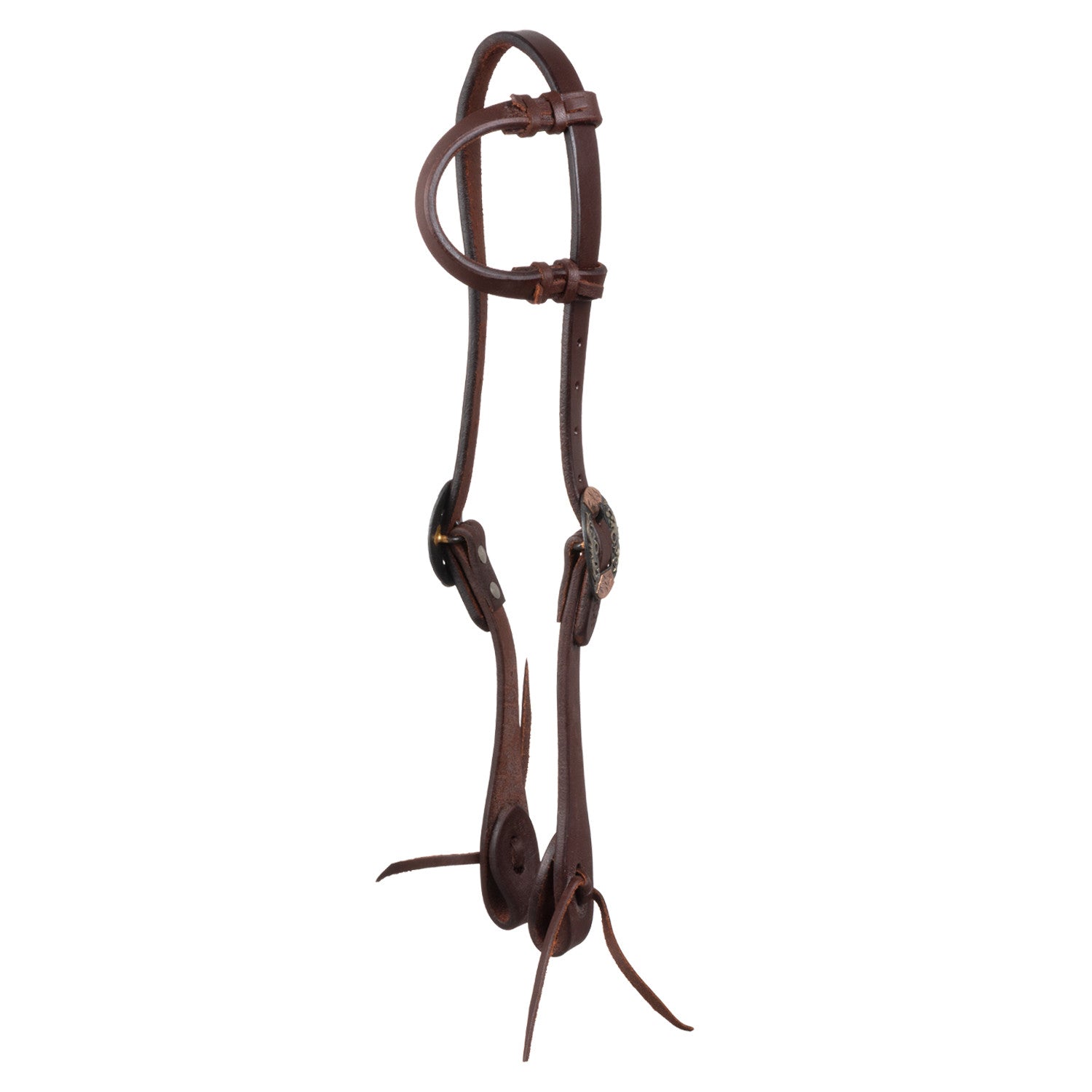 ONE EAR GERMAN BUCKLES WESTERN BRIDLE.