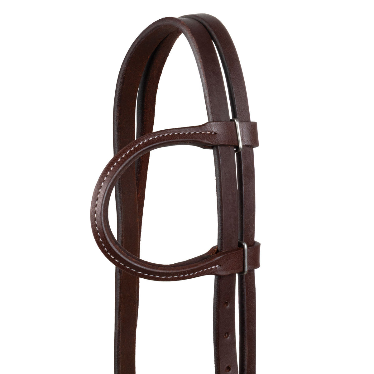 One ear western bridle w/throat latch (brass)