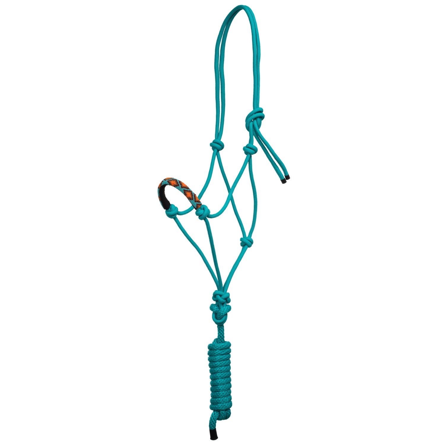 NAVAYO KNOT HALTER WITH LEAD.