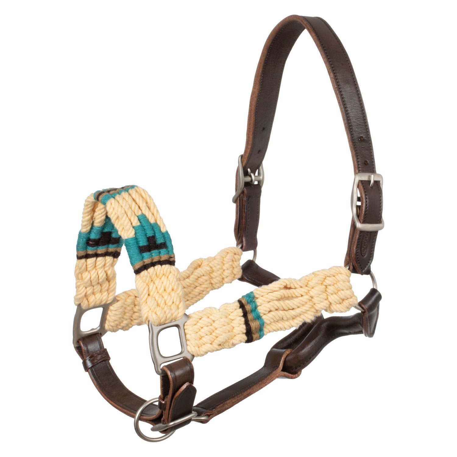 Raw mohair halter.