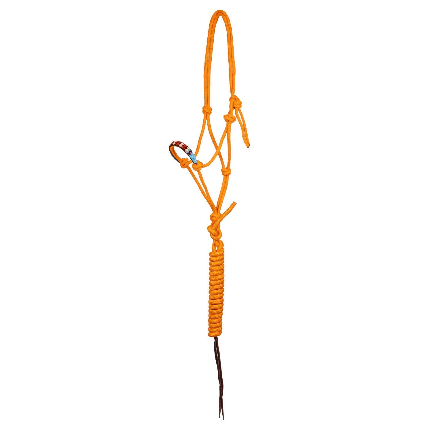 Pearls knot halter with lead.