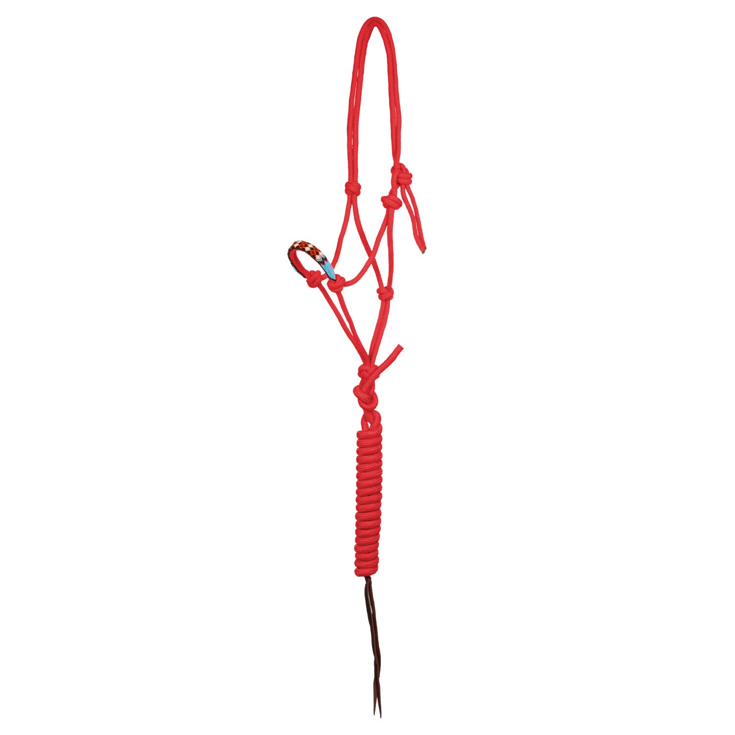 Pearls knot halter with lead.