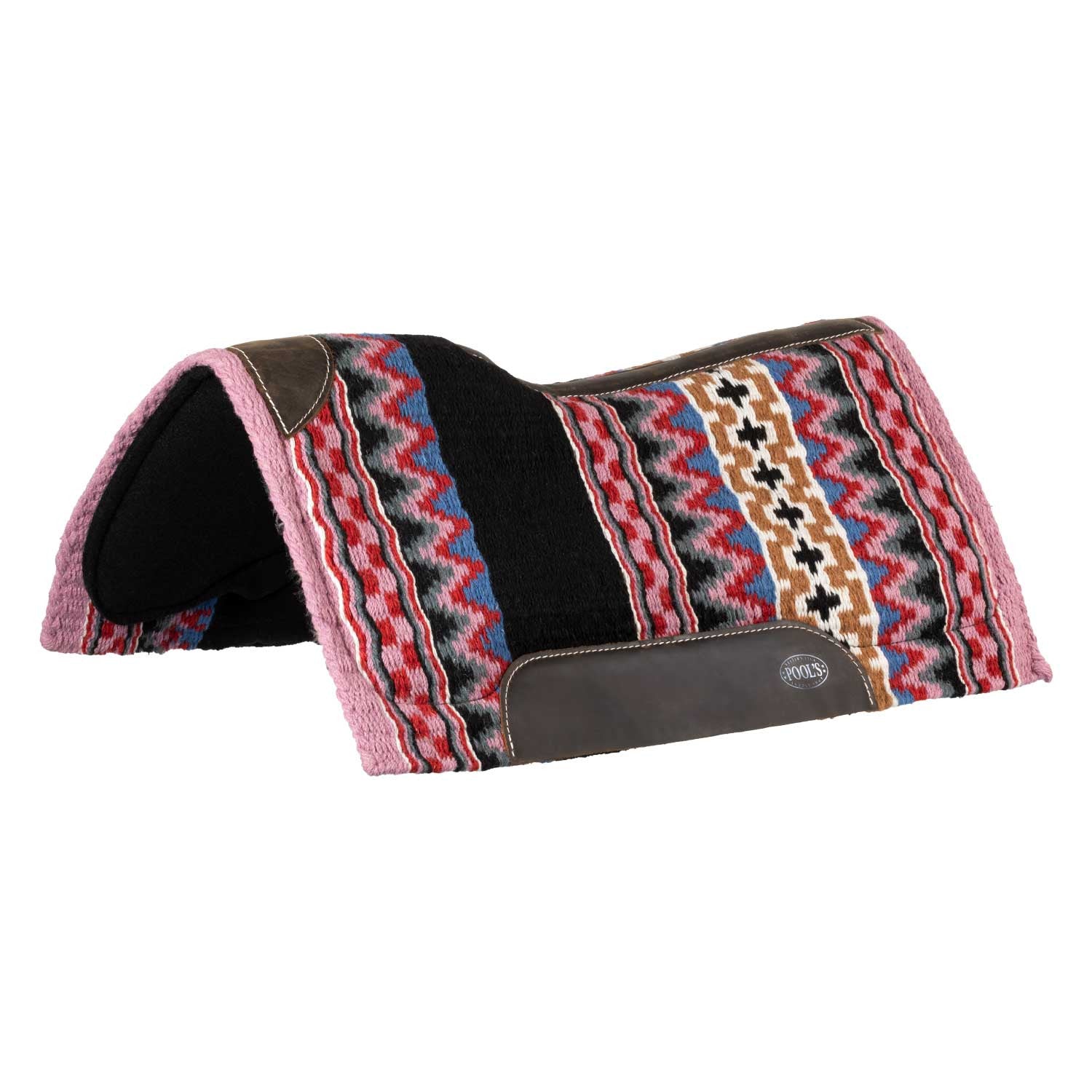Wool top felt bottom saddle pad.
