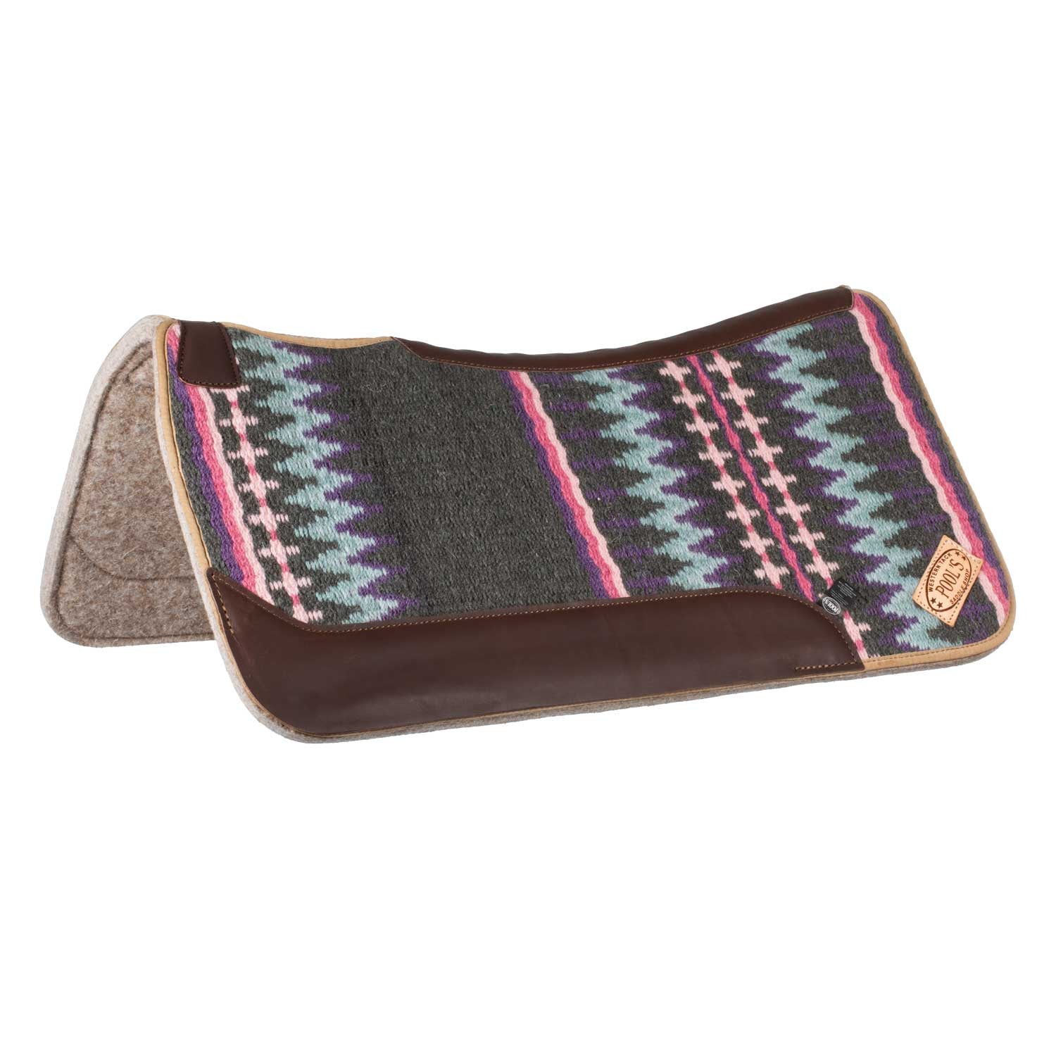 CONTOURED WESTERN SADDLE PAD.