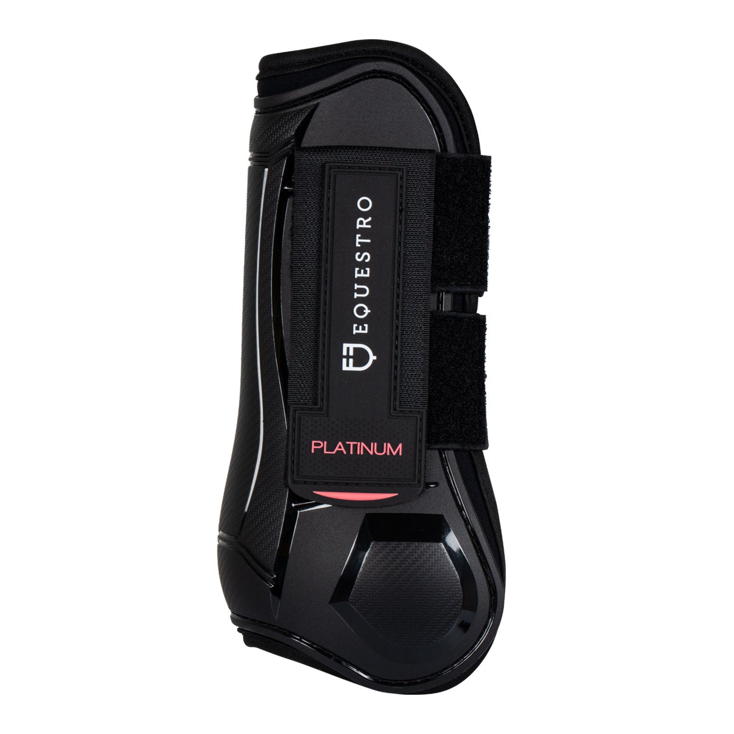 Anatomical tendon boots with double hook-and-loop fasteners.