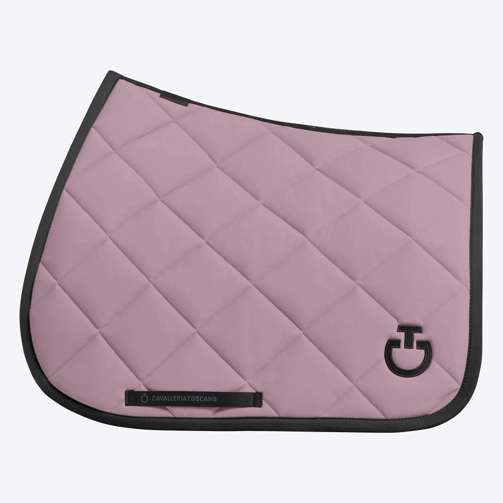 Cavalleria Toscana CT Diamond Quilted Jersey Jumping Saddle Pad