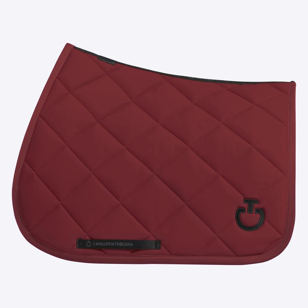 Cavalleria Toscana CT Diamond Quilted Jersey Jumping Saddle Pad.