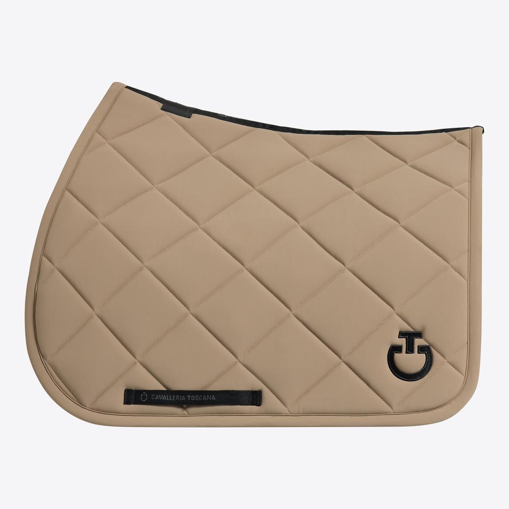 Cavalleria Toscana CT Diamond Quilted Jersey Jumping Saddle Pad