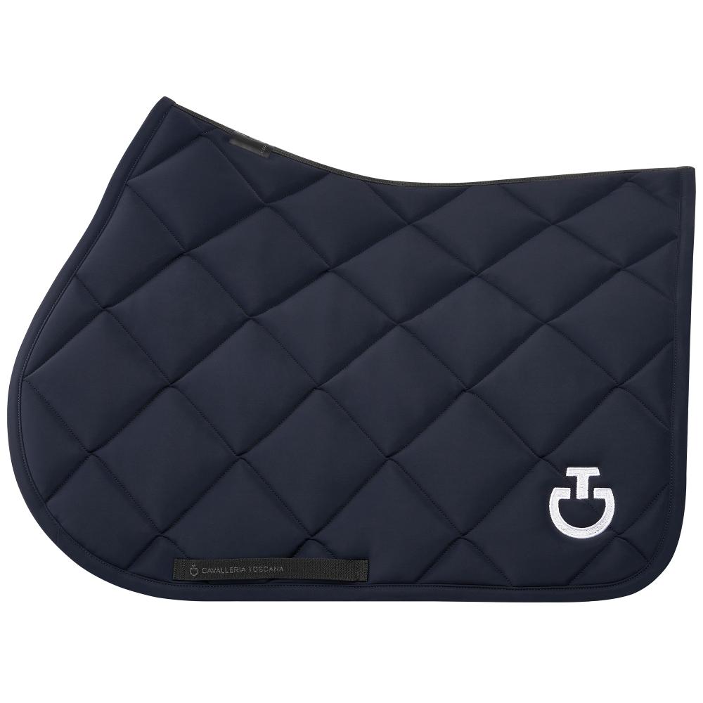 Cavalleria Toscana CT Diamond Quilted Jersey Jumping Saddle Pad