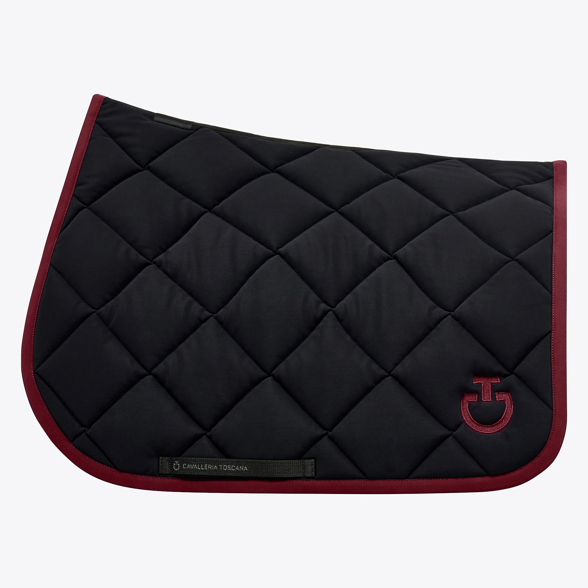 Cavalleria Toscana CT Diamond Quilted Jersey Jumping Saddle Pad