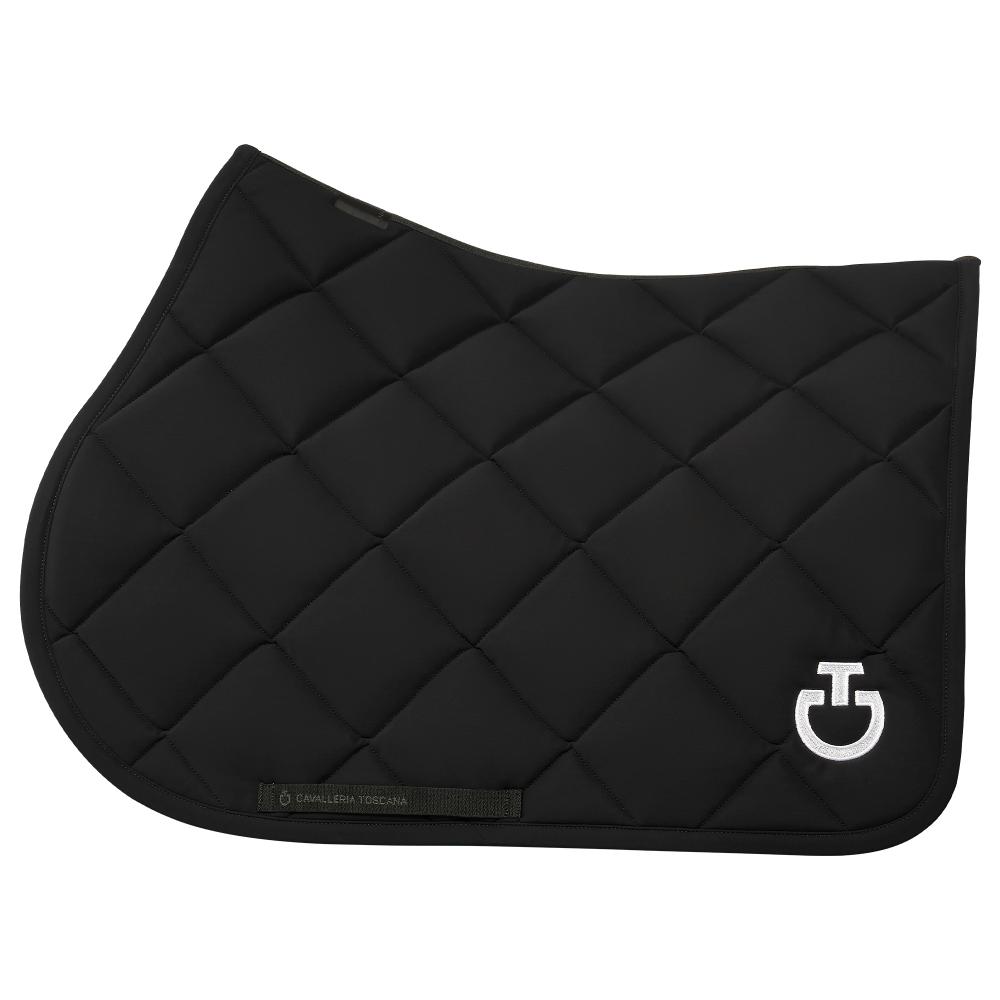 Cavalleria Toscana CT Diamond Quilted Jersey Jumping Saddle Pad