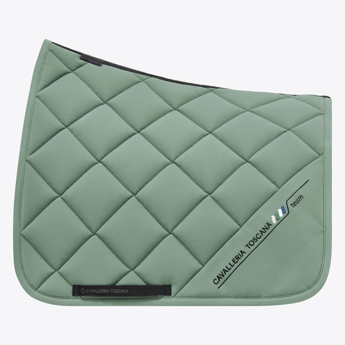 Cavalleria Toscana Dash Dressage Saddle Pad Emerald Grey