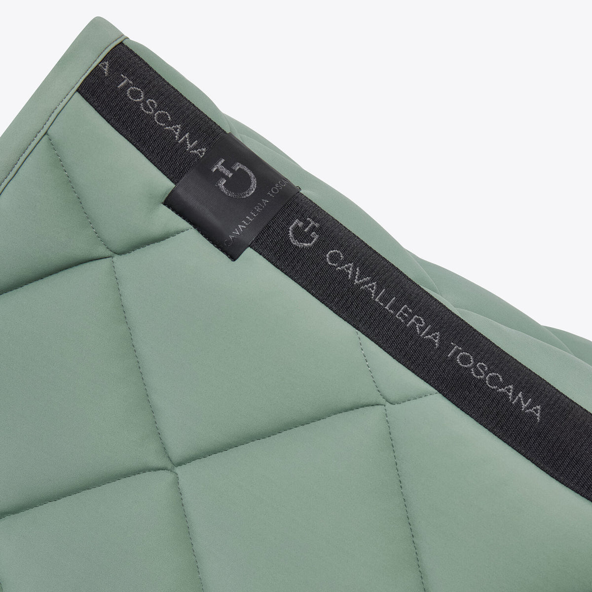 Cavalleria Toscana Dash Dressage Saddle Pad Emerald Grey