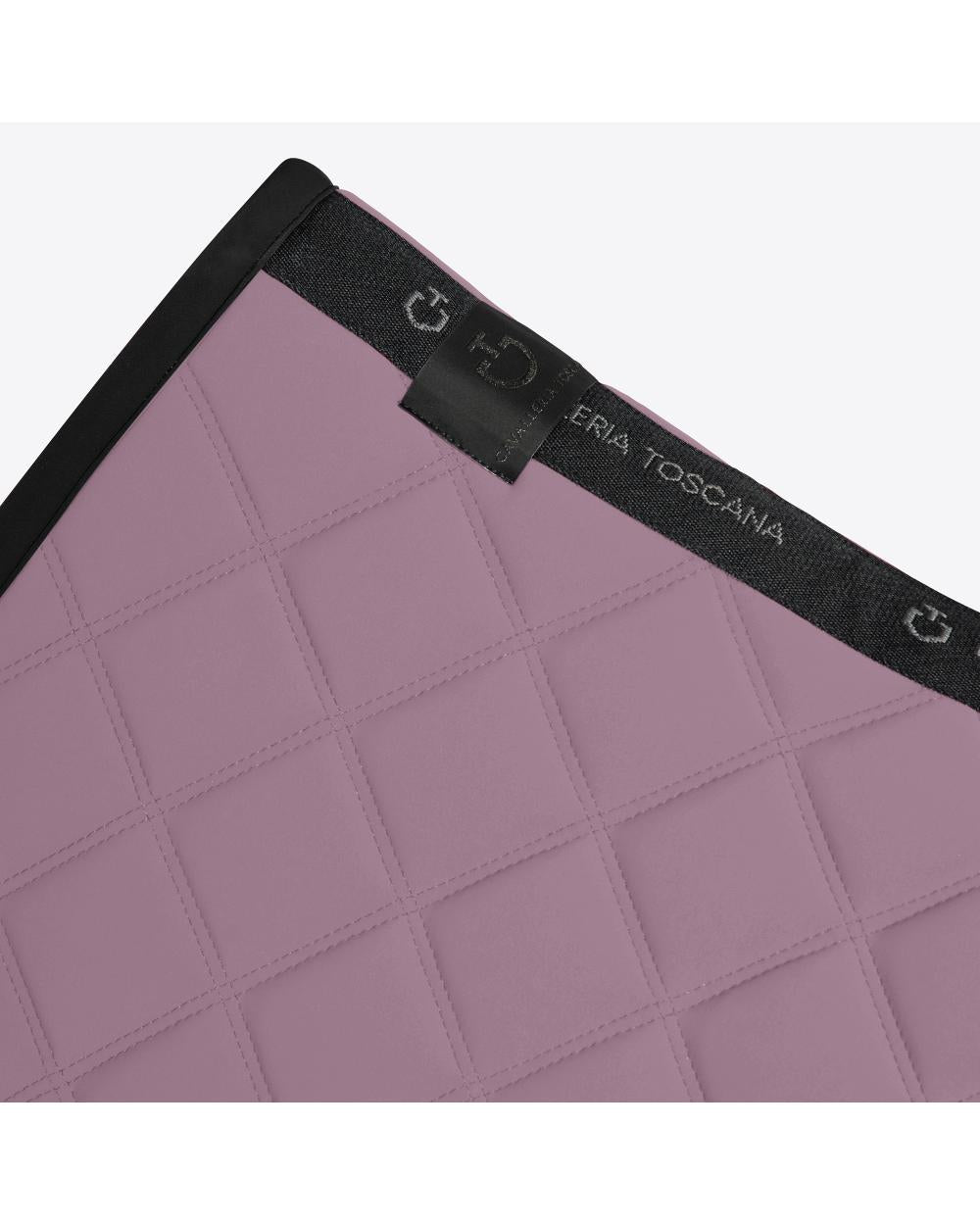 Cavalleria Toscana CT Diamonds and Lines Quilted Jumping Saddle Pad.