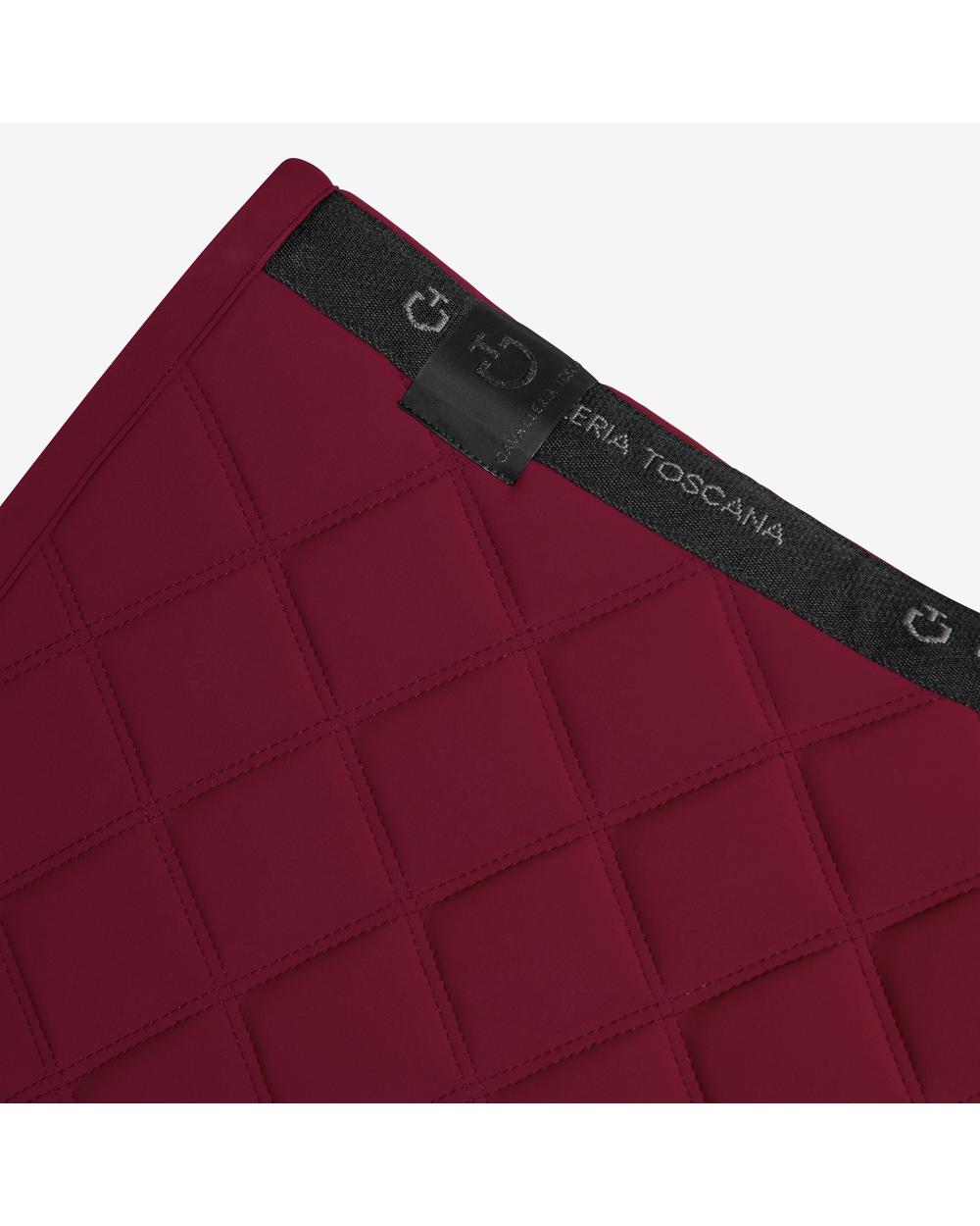 Cavalleria Toscana CT Diamonds and Lines Quilted Jumping Saddle Pad.
